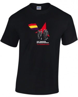 TEE-SHIRT DE LA XIVe BRIGADE INTERNATIONALE « LA MARSEILLAISE »