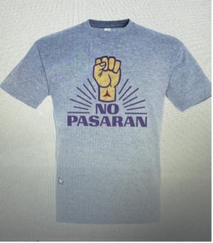 T-shirt "No Pasaran" (gris)